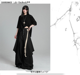 レイヤード ワイドパンツ コーディネート 1