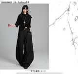 バルーン ワイドスカートパンツ コーディネート 1