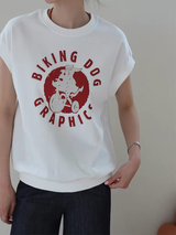 ロゴプリント 半袖Tシャツ 着用イメージ 3