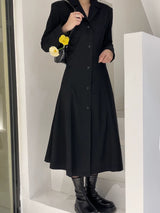 ロングワンピース 着用 室内