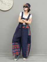 ワイドサロペット 着用 斜め