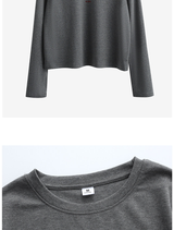 プリント入り長袖Tシャツ 詳細・着用イメージ 7