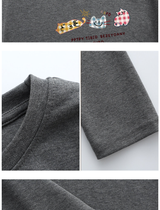 プリント入り長袖Tシャツ 詳細・着用イメージ 8