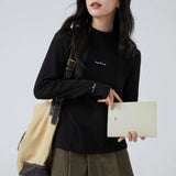 下集シリーズ｜モックネック 長袖Tシャツ｜裏起毛 インナーにも レギュラーフィット 11カラー S〜XL